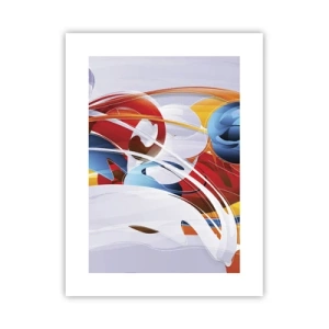 Poster - De dans van de elementen - 30x40 cm