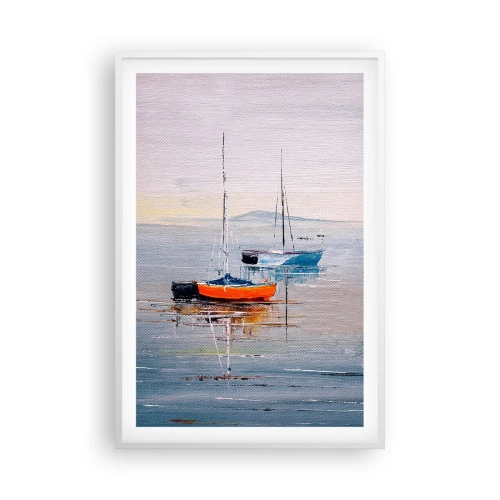 Poster in een witte lijst - Een welverdiende rust - 61x91 cm