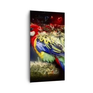 Schilderen op canvas - Boodschapper van uitstraling - 65x120 cm