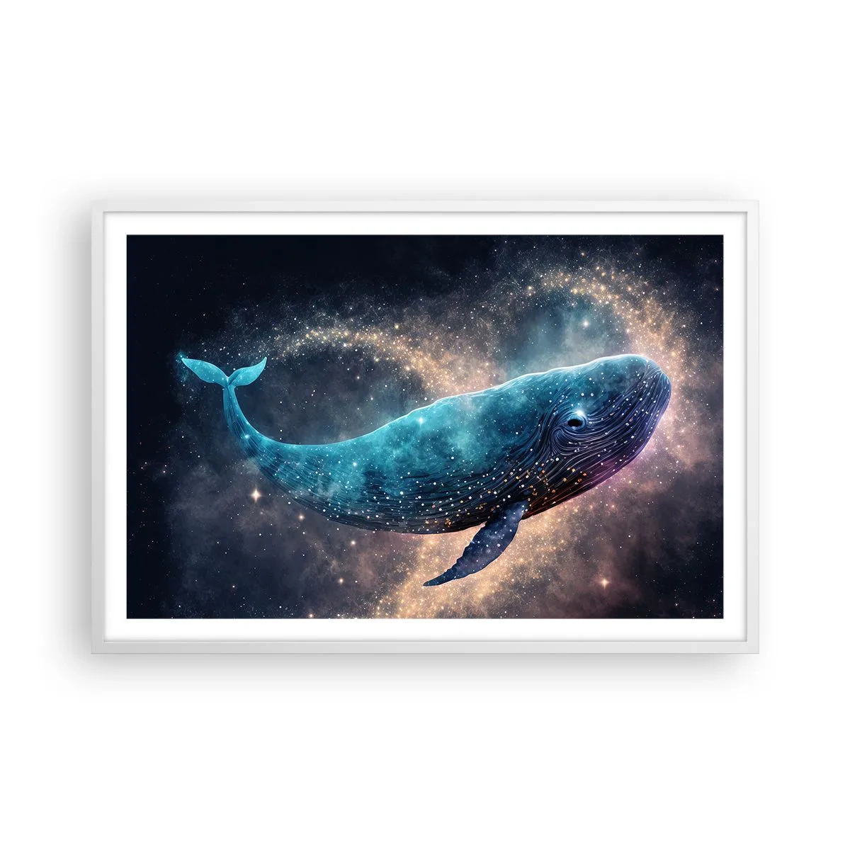 Poster in een witte lijst - Er is zo’n wereld… - 91x61 cm