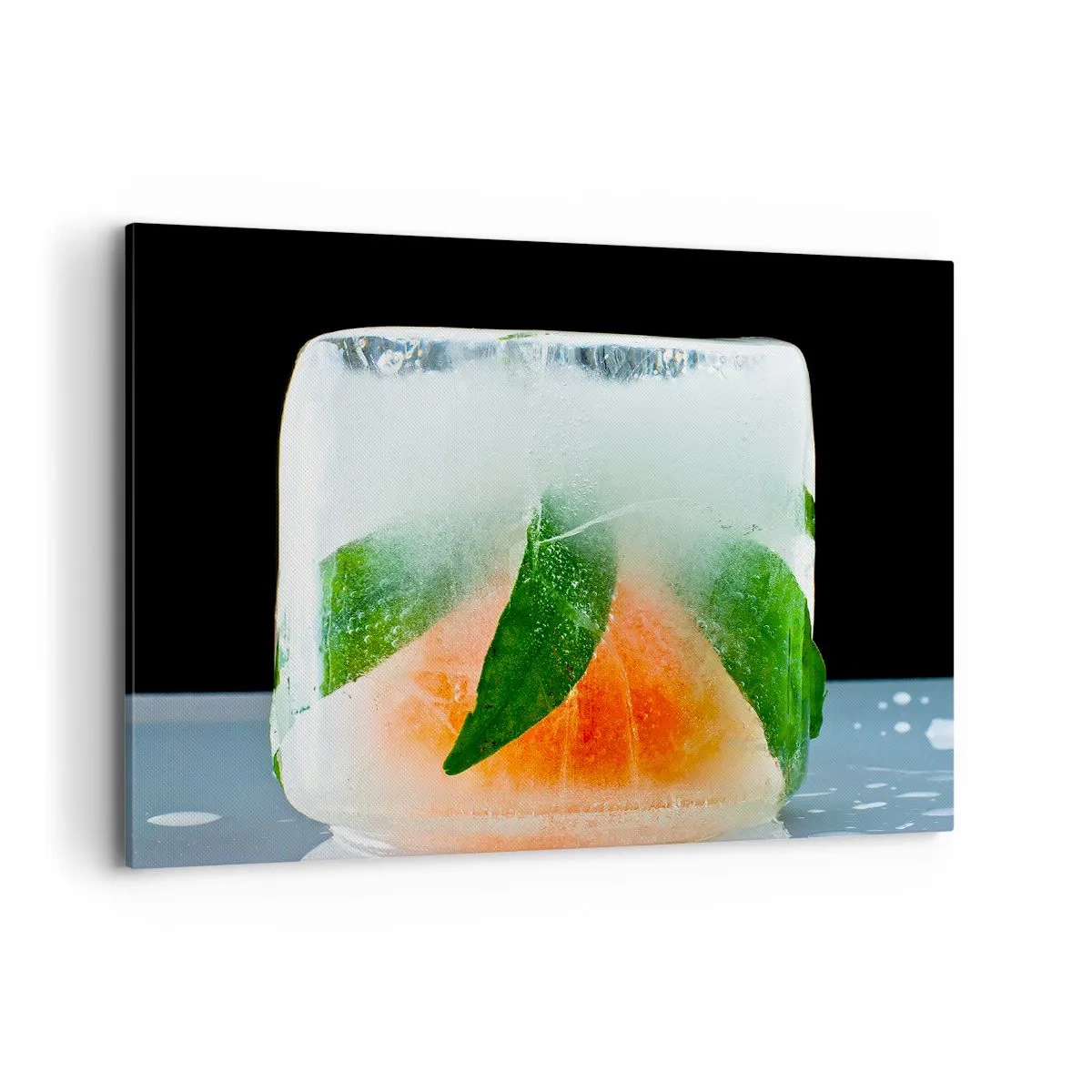 Schilderen op canvas - Fris en koel - 100x70 cm