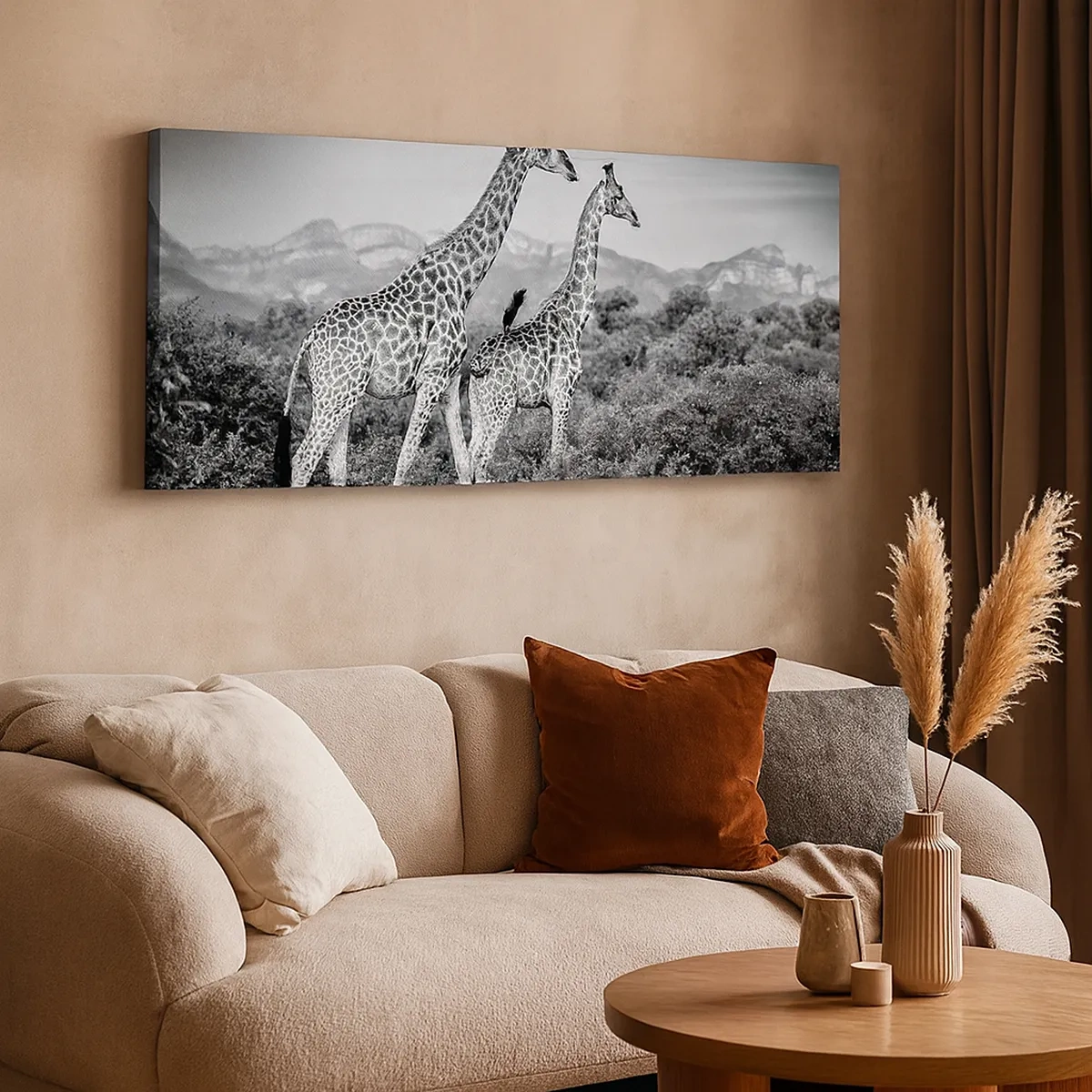 Schilderen op canvas - Hoge sferen in Afrika - 30x30 cm