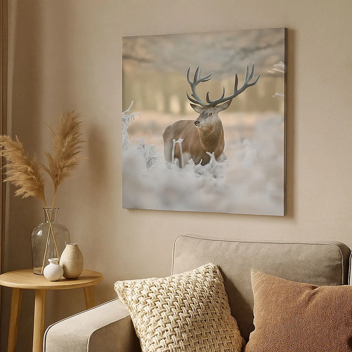 Schilderen op canvas - Een frisse ochtend - 30x30 cm