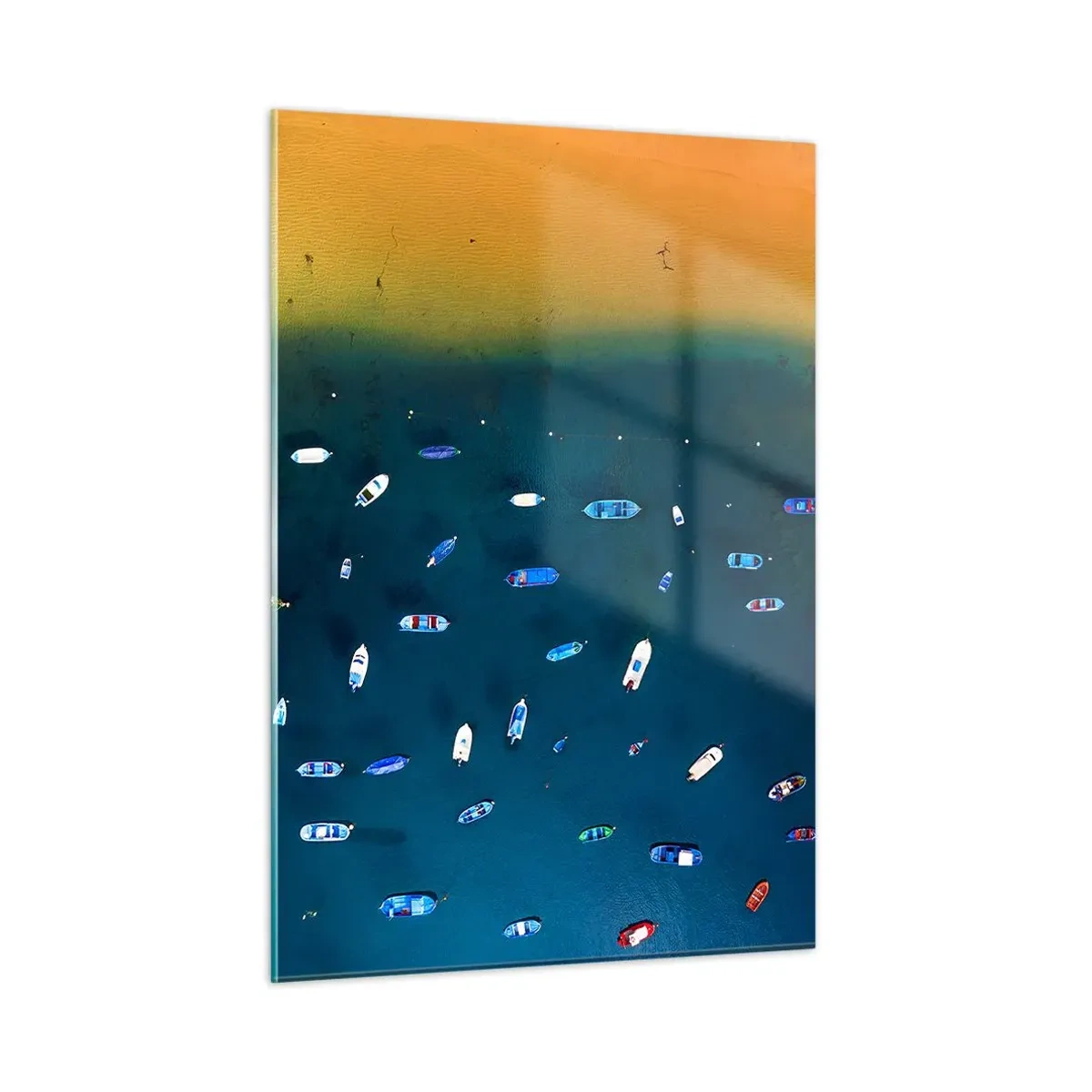 Schilderen op glas - Vakantie spel - 50x70 cm