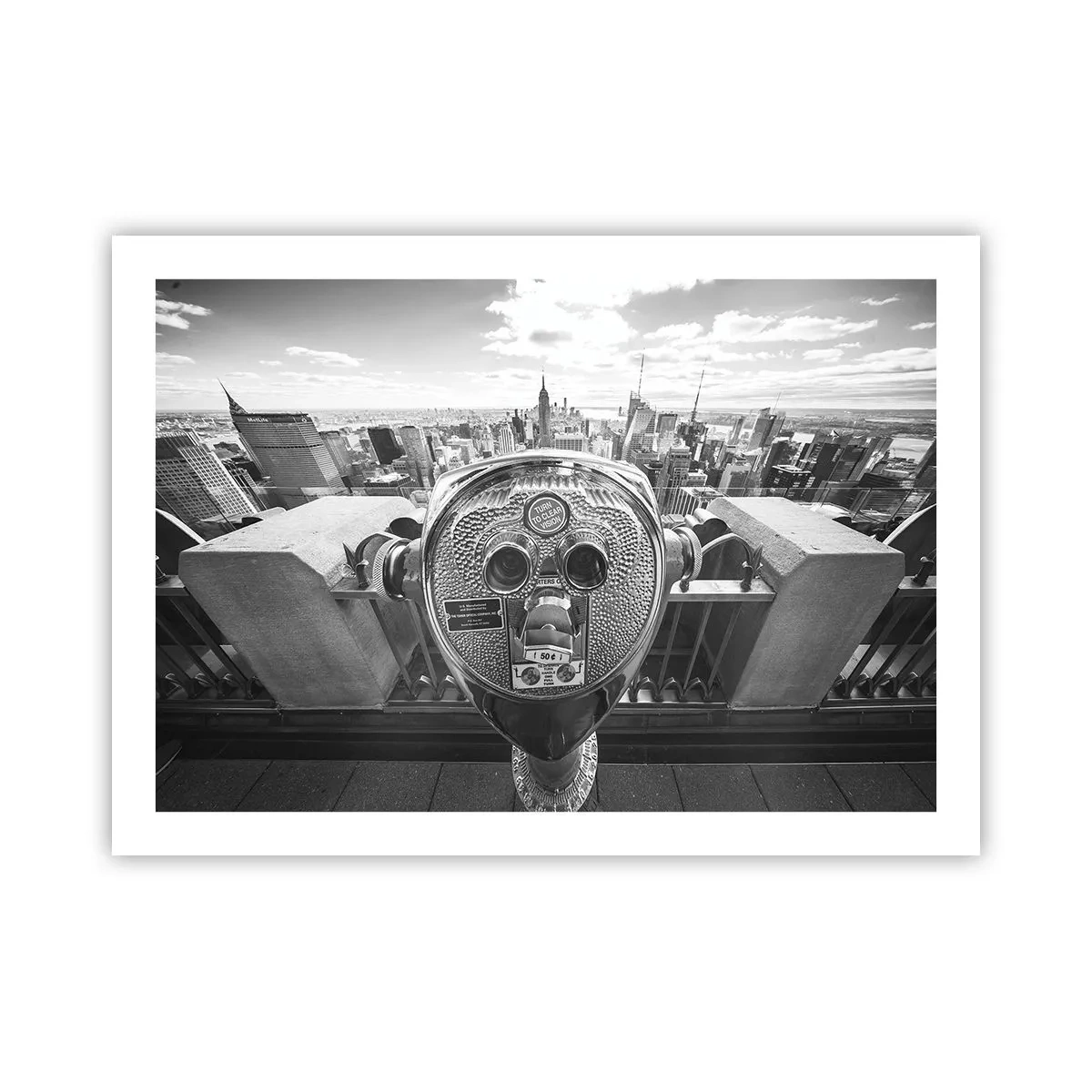 Poster - Stad boven de steden - 70x50 cm