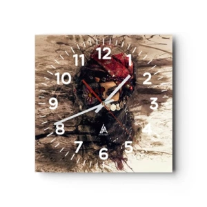 Wandklok - Klok - Op zijn zachtst gezegd verontrustend - 30x30 cm