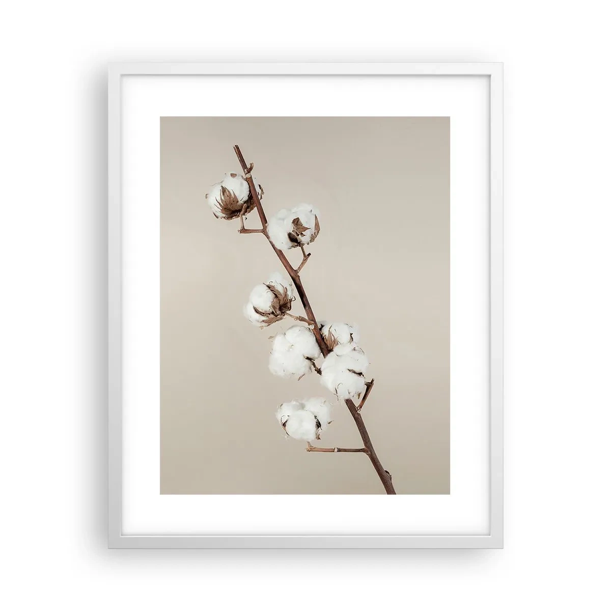 Poster in een witte lijst - Aan de bron van zachtheid - 40x50 cm