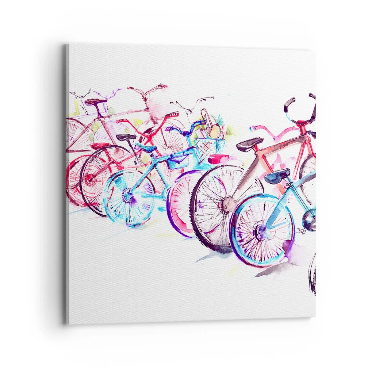 Schilderen op canvas - Congres van de Antymoto-club - 70x70 cm