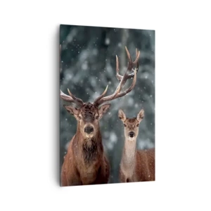 Schilderen op canvas - Heer van het bos met zijn vrouw - 80x120 cm