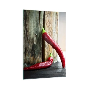 Schilderen op glas - Red hot chili peppers - 70x100 cm