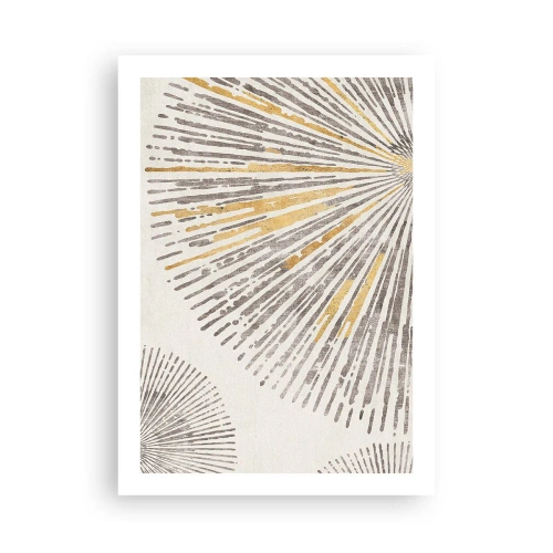 Poster - De schoonheid van de straal - 50x70 cm