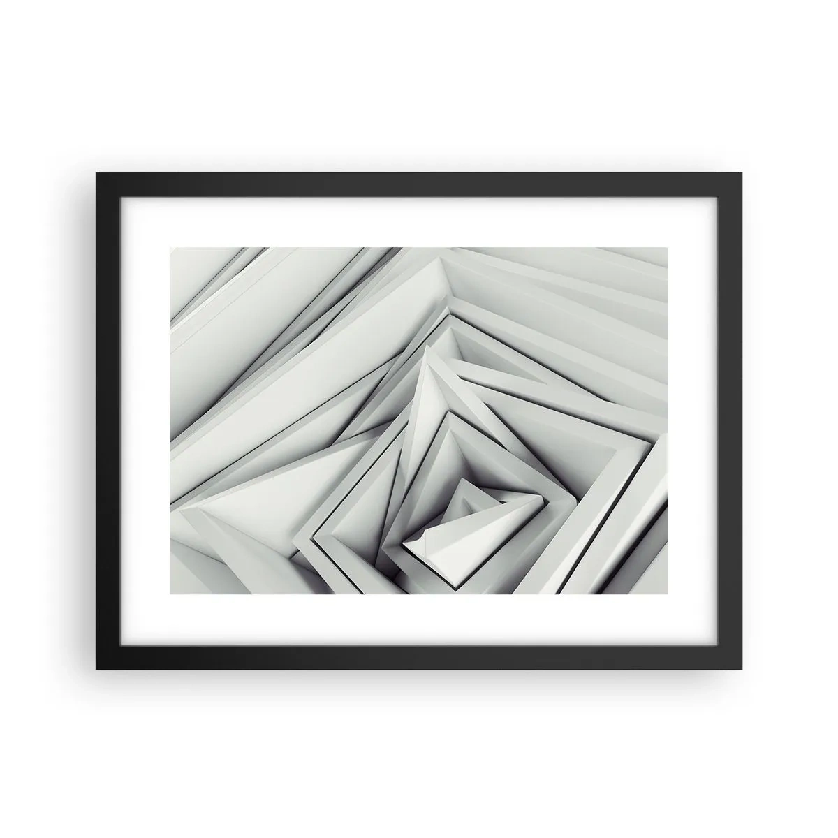 Poster in een zwarte lijst - Scherpe hoeken knoppen - 40x30 cm