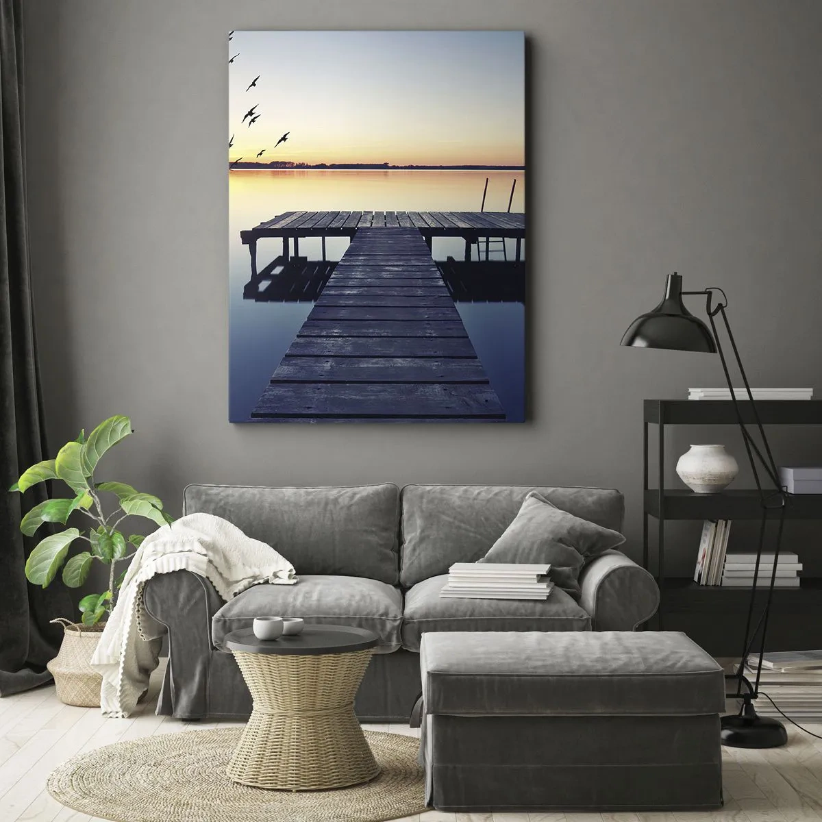 Schilderen op canvas - Dat was een goede dag - 50x70 cm