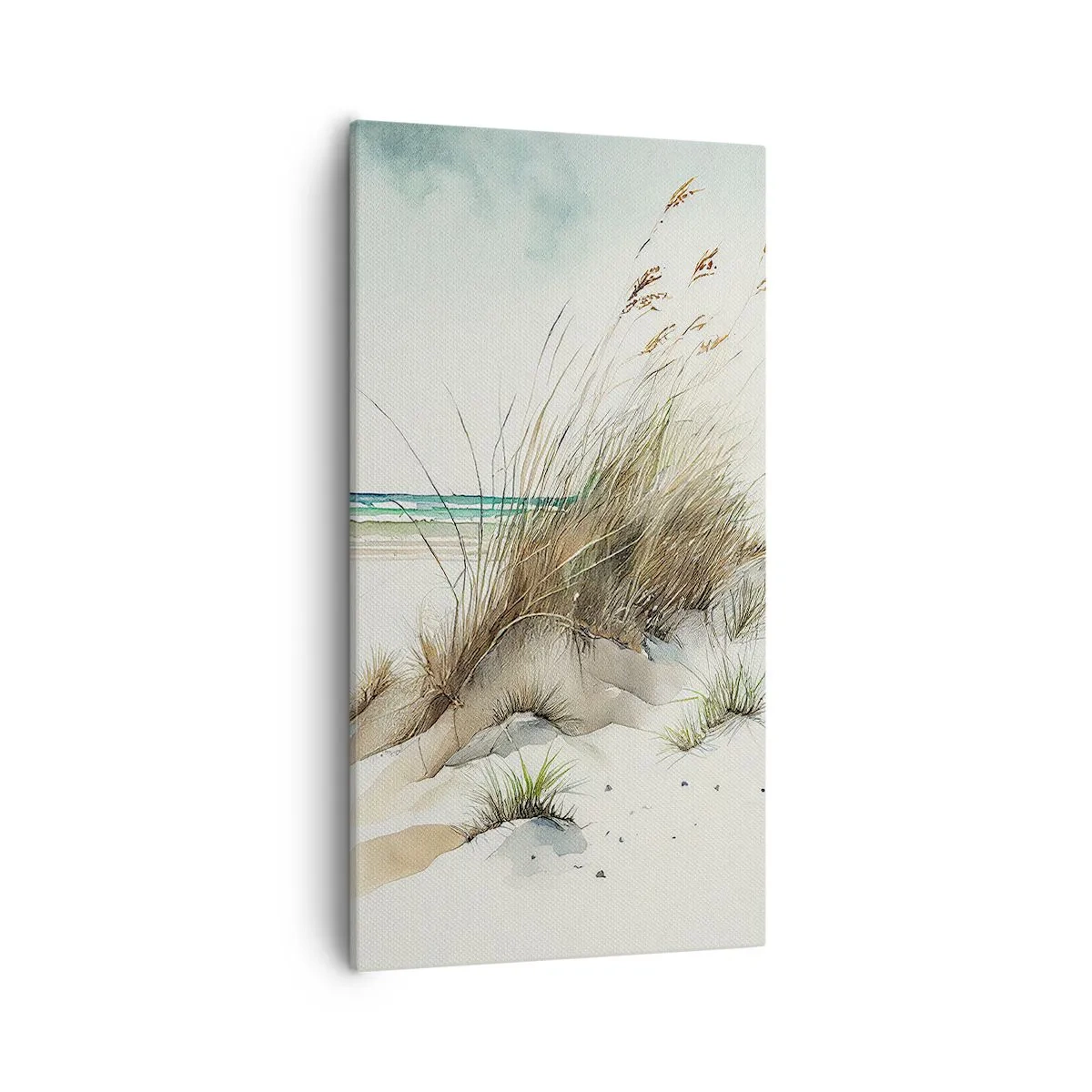 Schilderen op canvas - Bedekt met zand - 55x100 cm