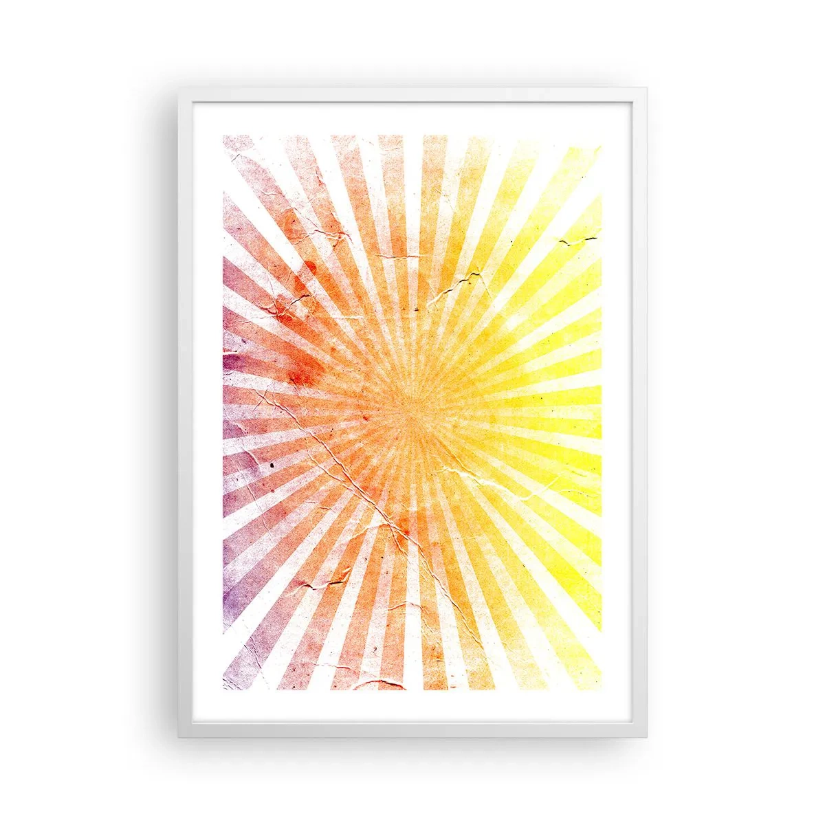 Poster in een witte lijst - Zonsopgangen en zonsondergangen - 50x70 cm