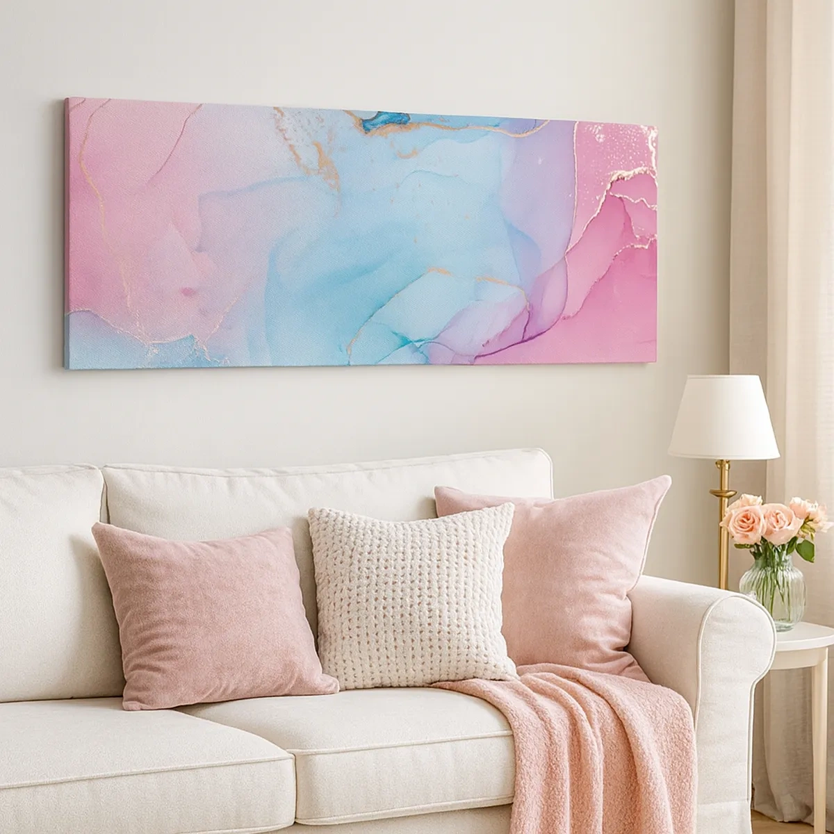 Schilderen op canvas - Ontmoeting en interpenetratie - 30x30 cm