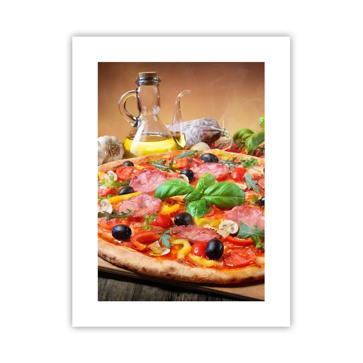 Poster - Met echte Italiaanse smaak - 30x40 cm
