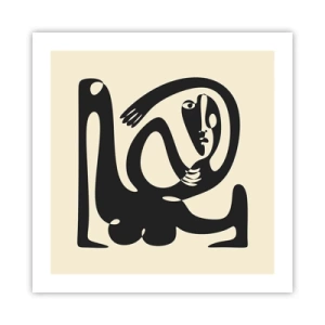 Poster - Bijna Picasso - 50x50 cm