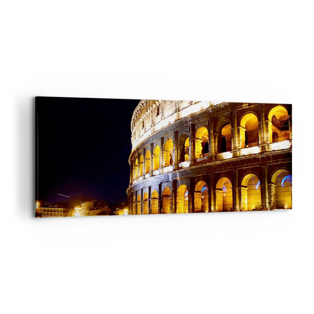 Schilderen op canvas - Het is tijd om de Olympische Spelen te starten - 120x50 cm