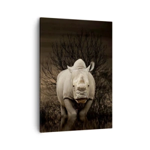 Schilderen op canvas - Wit tegen de natuur - 50x70 cm