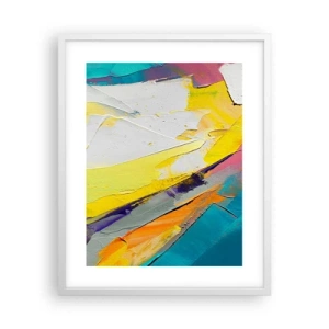 Poster in een witte lijst - De anatomie van licht - 40x50 cm