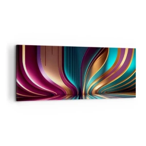 Schilderen op canvas - Architectuur van licht - 100x40 cm