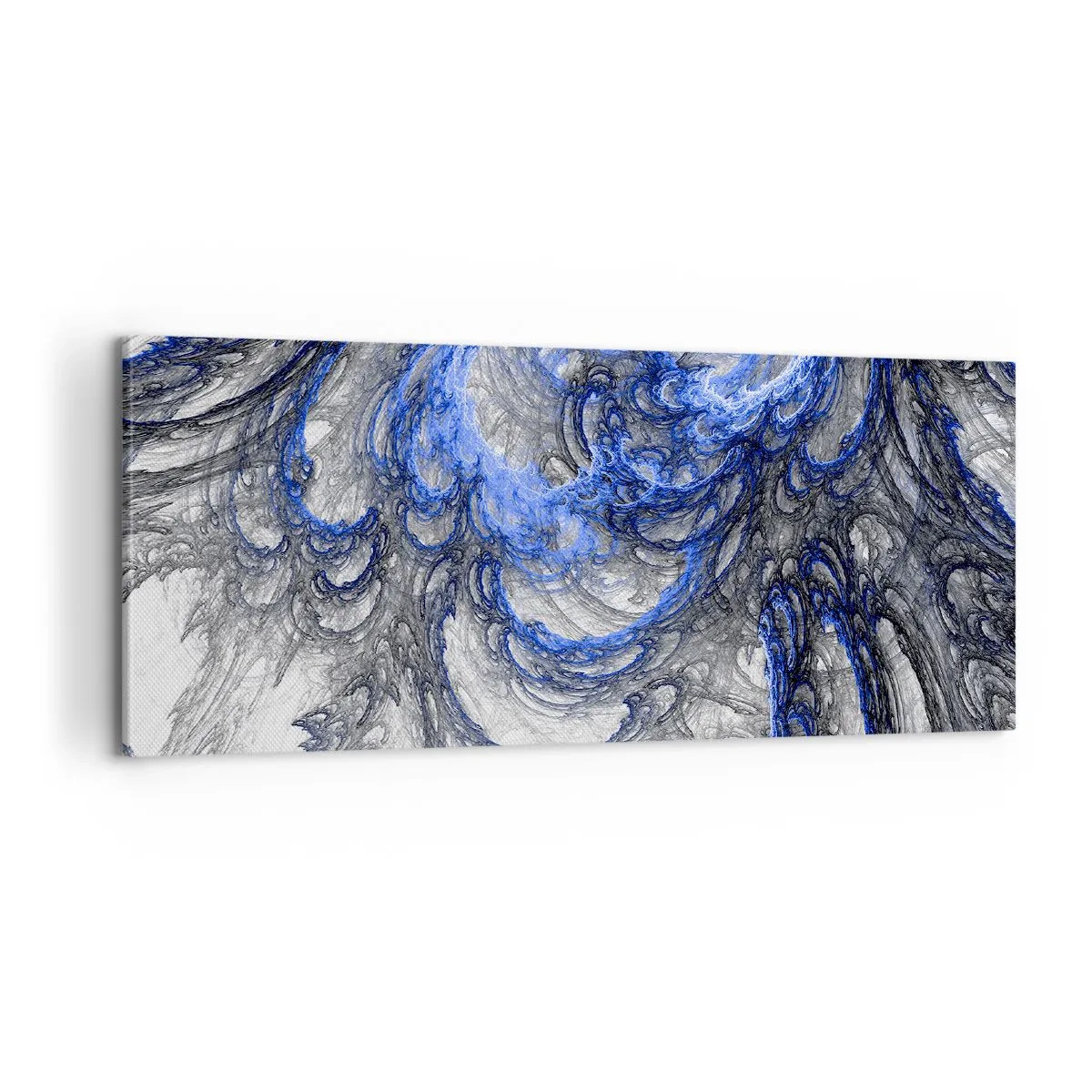 Schilderen op canvas - De geboorte van een golf - 100x40 cm