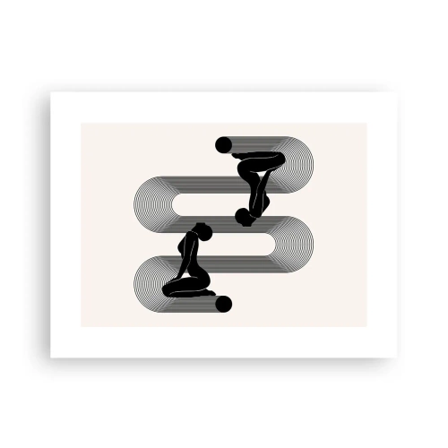 Poster - Sensuele symmetrie - 40x30 cm
