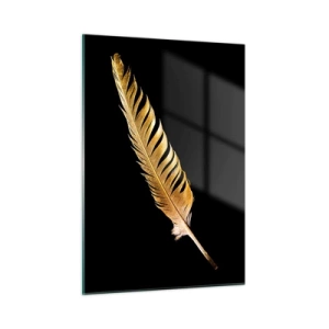 Schilderen op glas - HHij heeft een ongewoon talent voor schrijven… - 50x70 cm