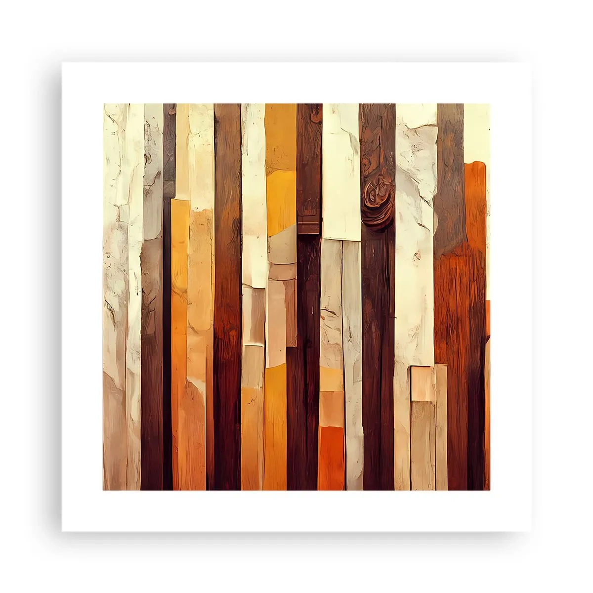 Poster - Anthem van de bosbomen - 40x40 cm