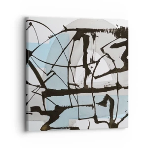 Schilderen op canvas - Toch blauw - 30x30 cm