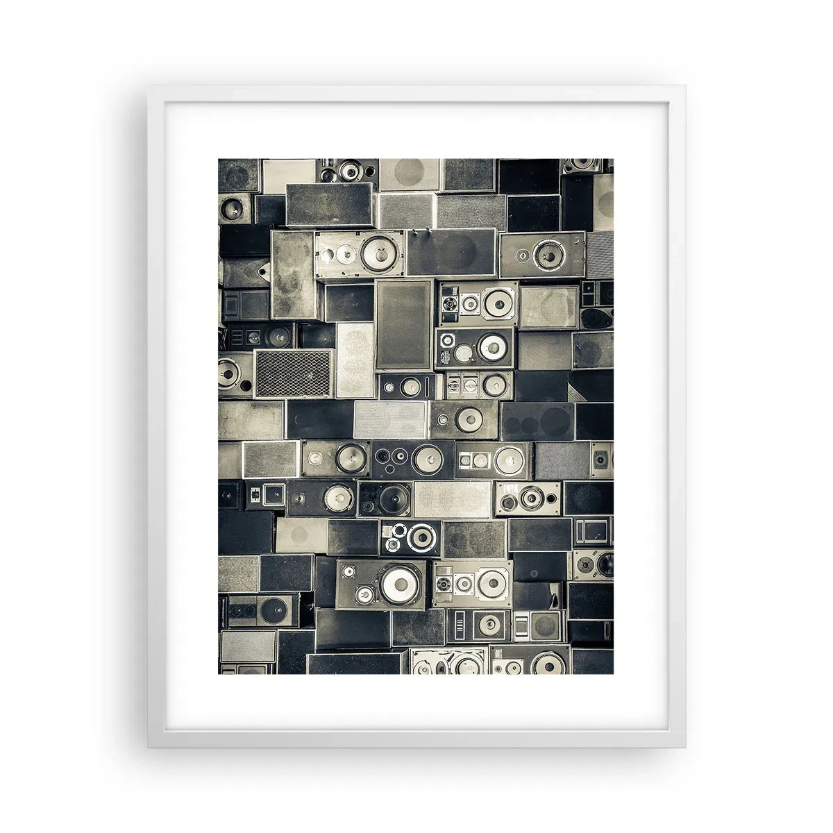 Poster in een witte lijst - En alles is goed - 40x50 cm