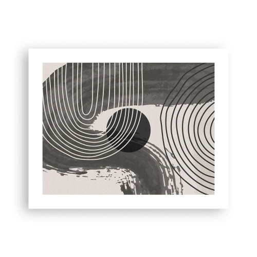 Poster - Het ovaal wint - 50x40 cm