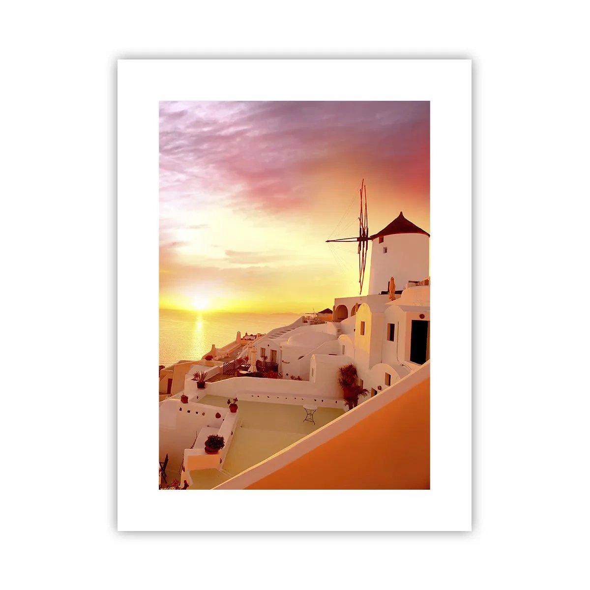 Poster - Spreiden in wit en goud  - 30x40 cm