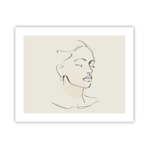 Poster - Een bepaalde lijn - 50x40 cm