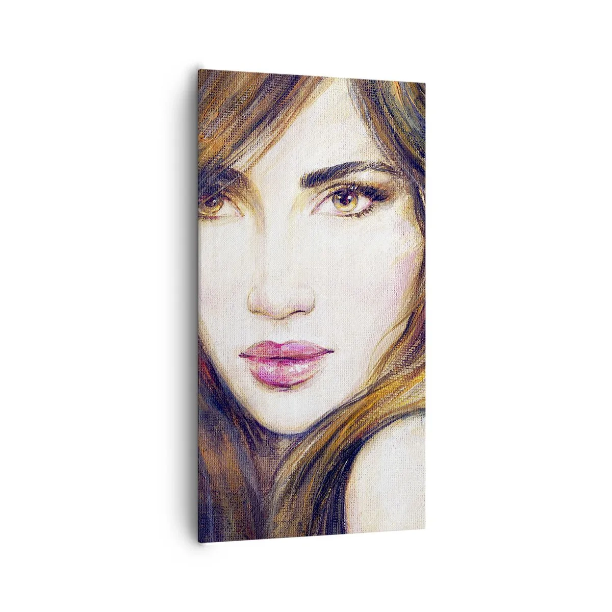 Schilderen op canvas - Een dubbeltje voor je gedachten - 65x120 cm