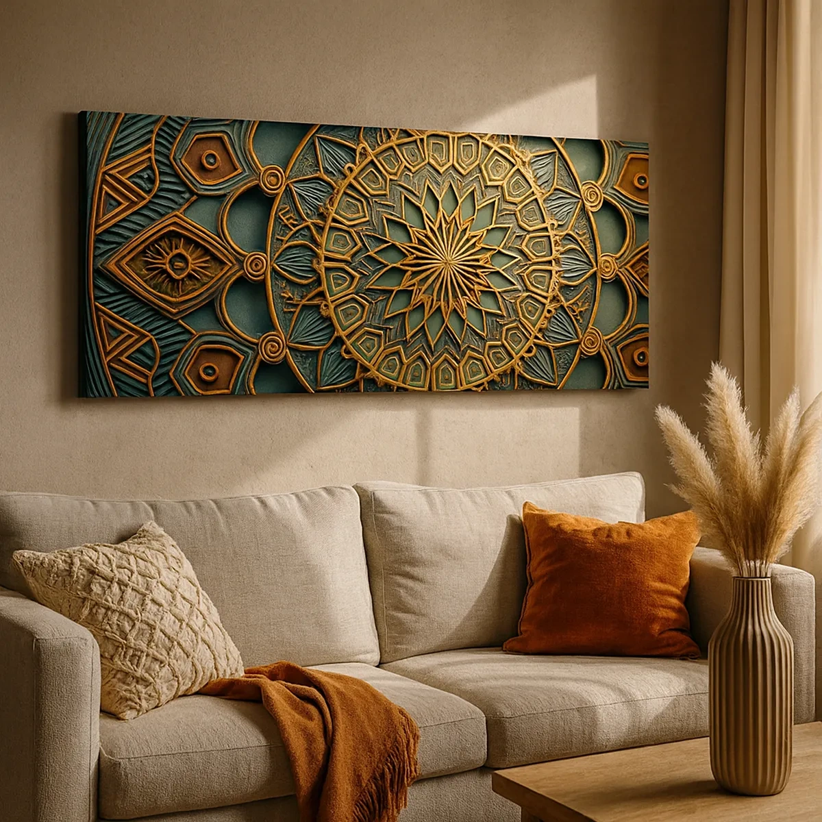 Schilderen op canvas - In Arabische sfeer - 30x30 cm