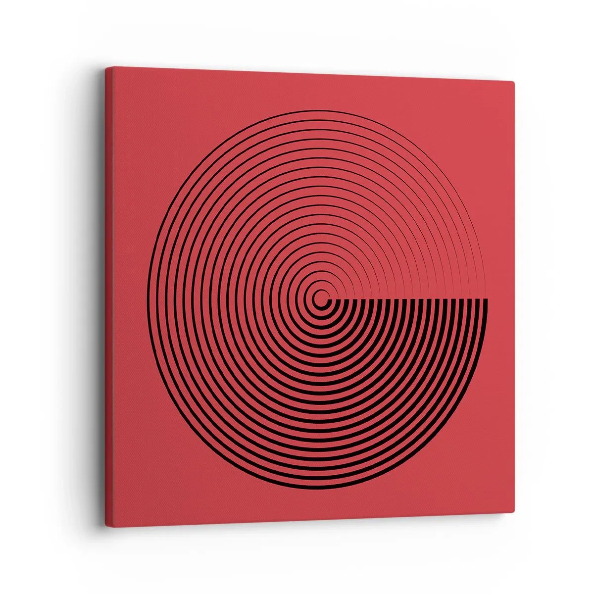 Schilderen op canvas - Circulaire beweging - 30x30 cm