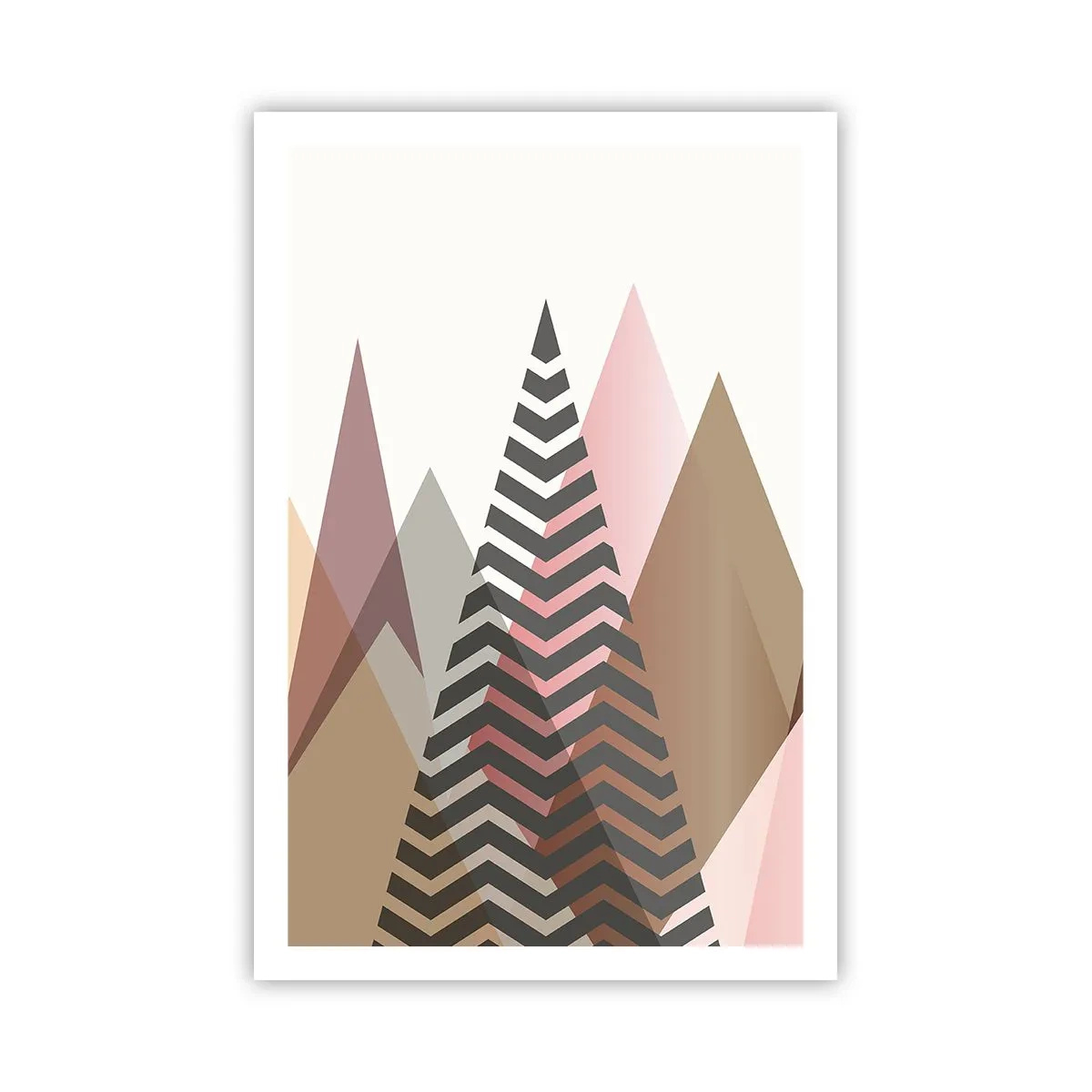 Poster - Piramidaal uitzicht - 61x91 cm