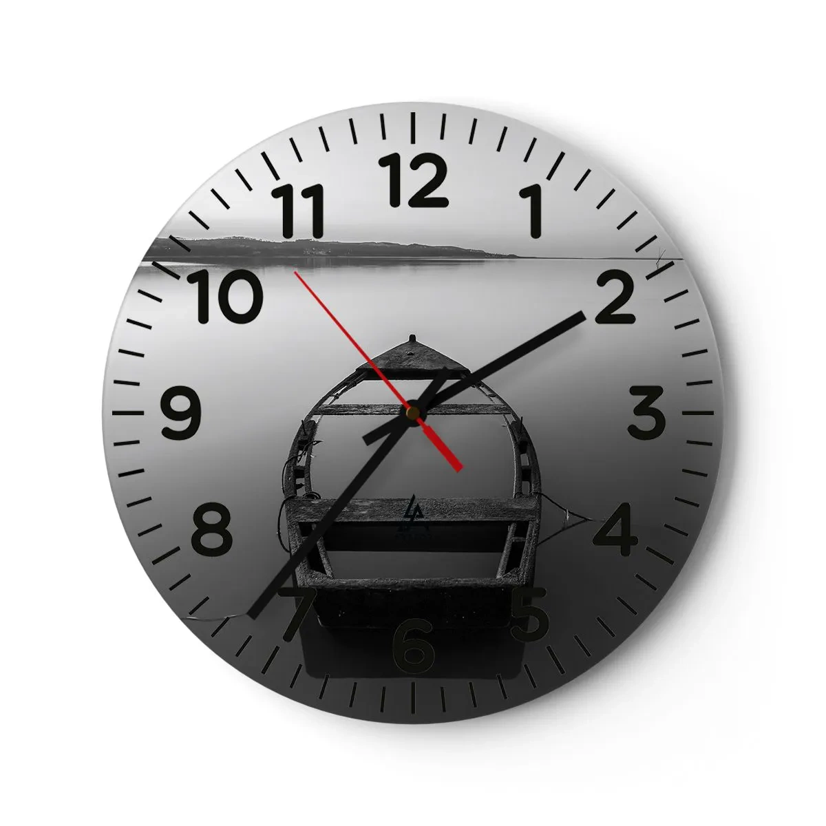 Wandklok - Klok - Verlangen en melancholie - 40x40 cm