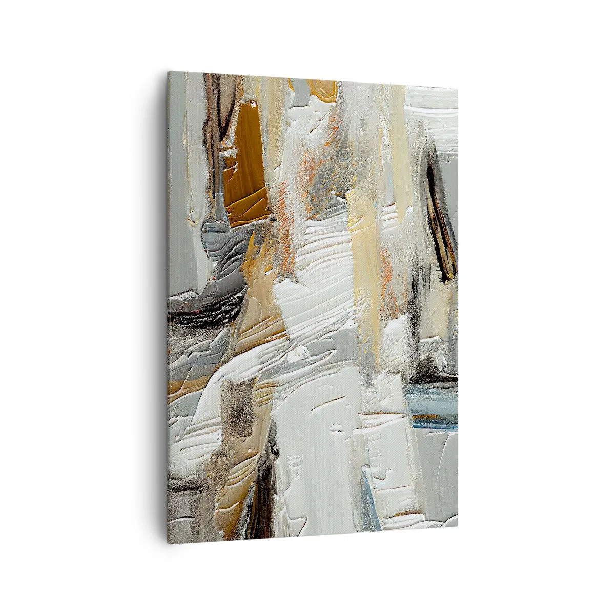 Schilderen op canvas - Kleurrijke lagen - 70x100 cm