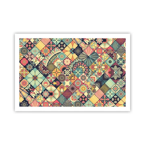 Poster - Marokkaanse sfeer - 91x61 cm