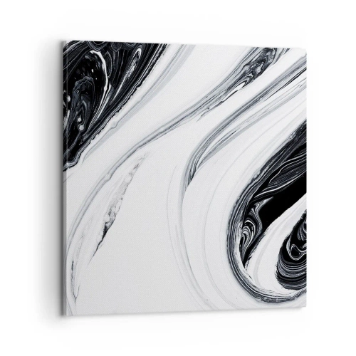 Schilderen op canvas - Een combinatie van tegenstellingen - 60x60 cm
