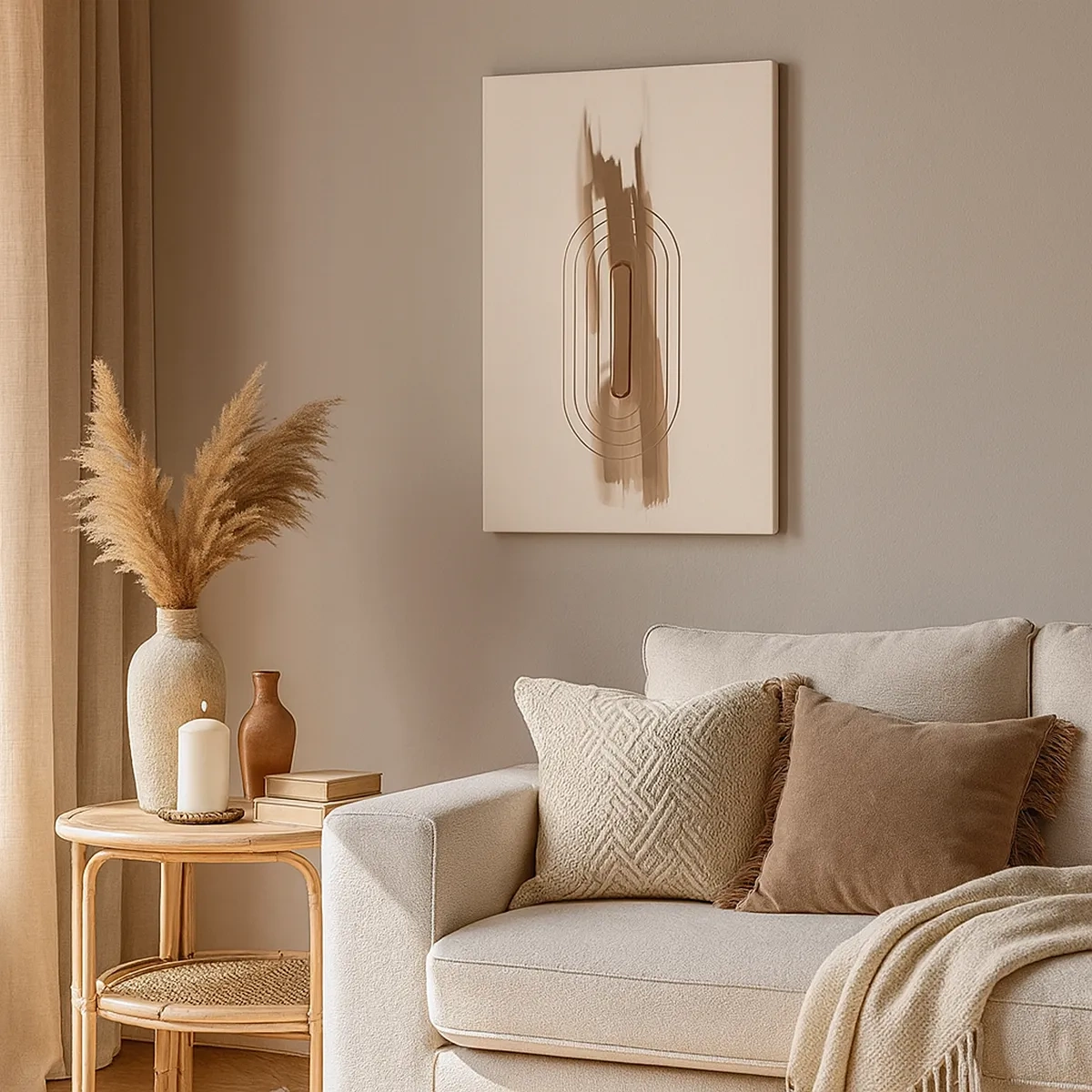 Schilderen op canvas - Een briesje grijs - 50x70 cm