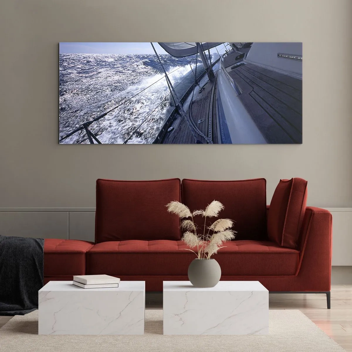 Schilderen op glas - Ik weet wat het is om een vogel te zijn - 120x50 cm