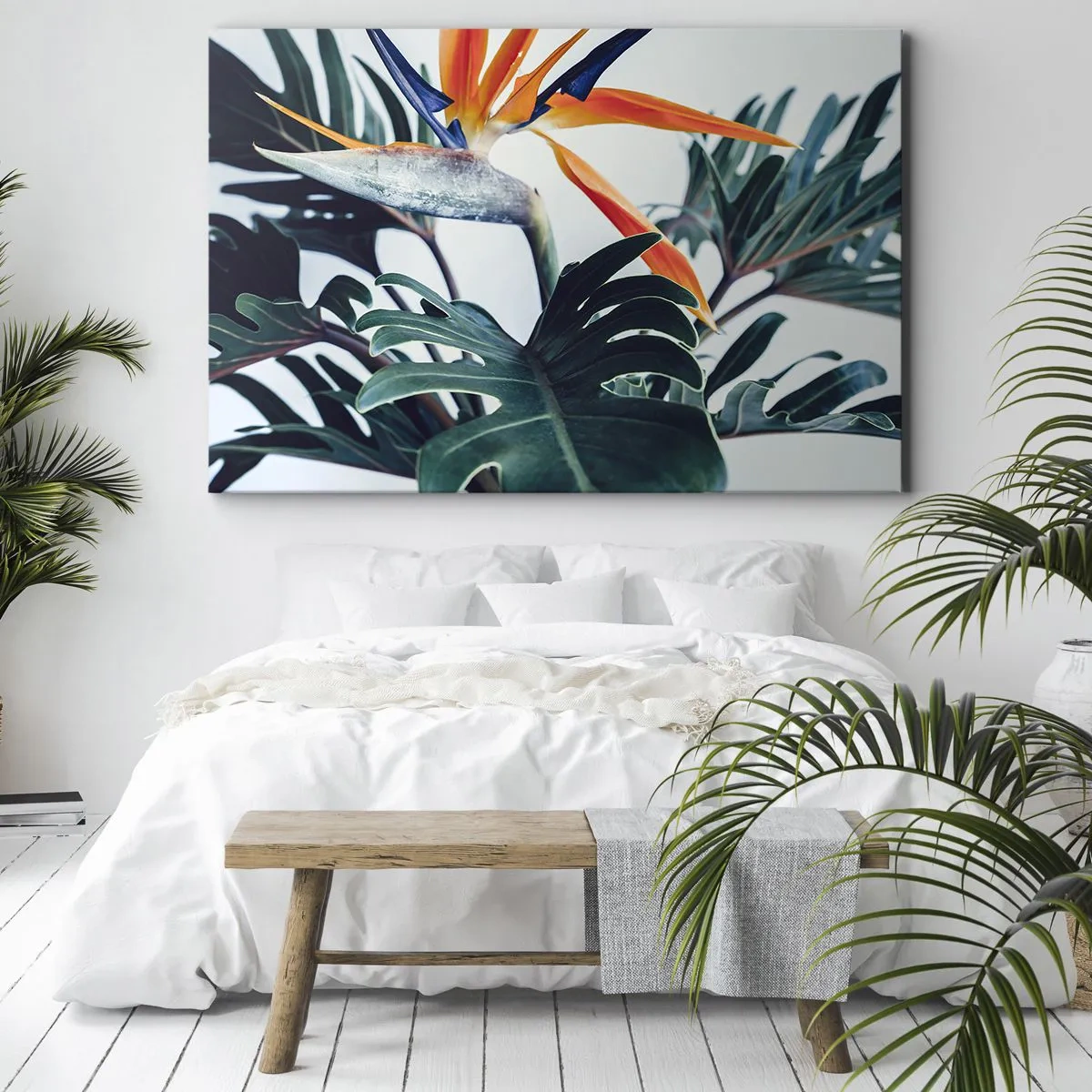 Schilderen op canvas - Vogelstruik - 120x80 cm