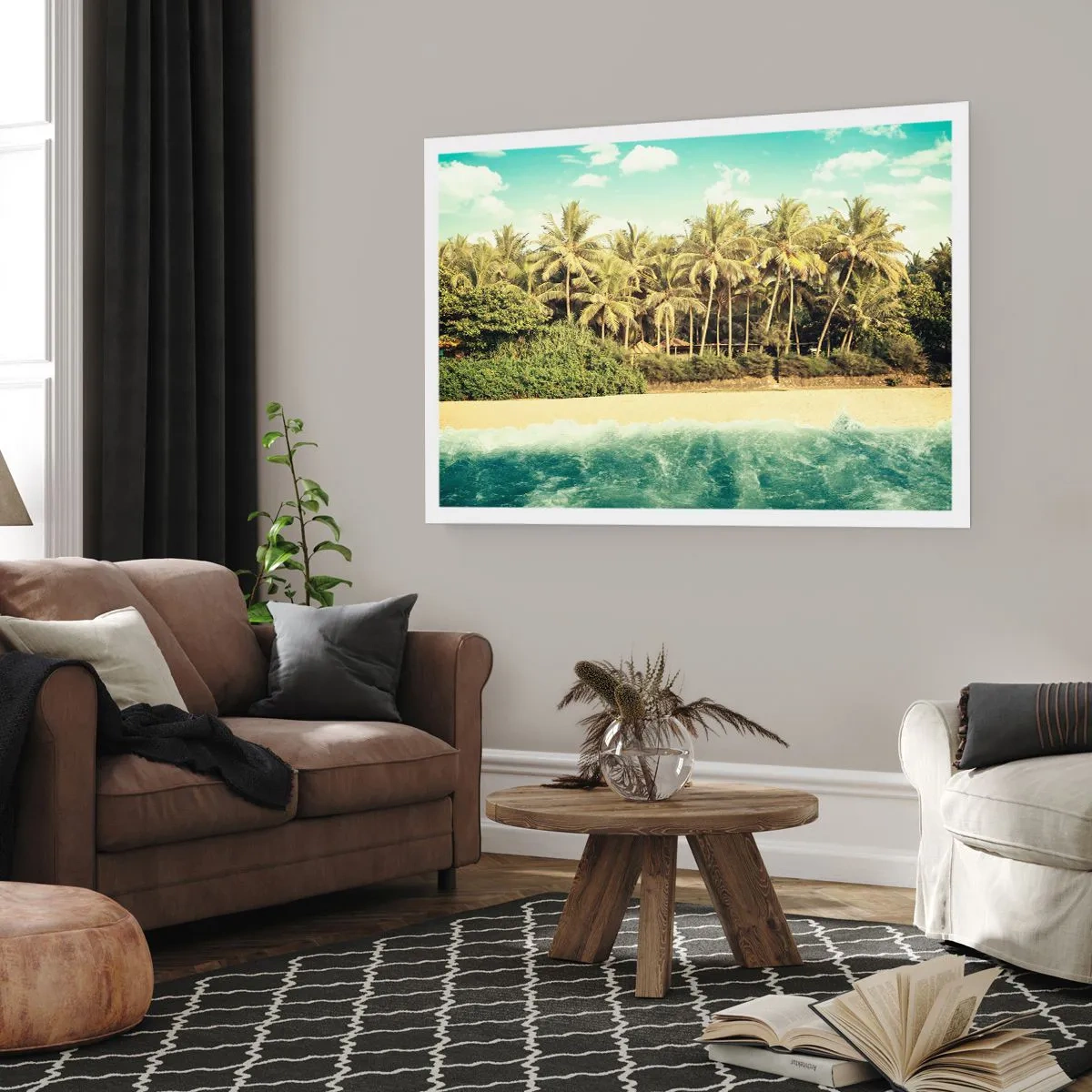 Poster - Hoe zit het hier? - 100x70 cm
