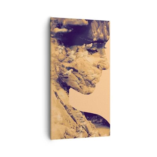 Schilderen op canvas - Van nature mooi - 55x100 cm