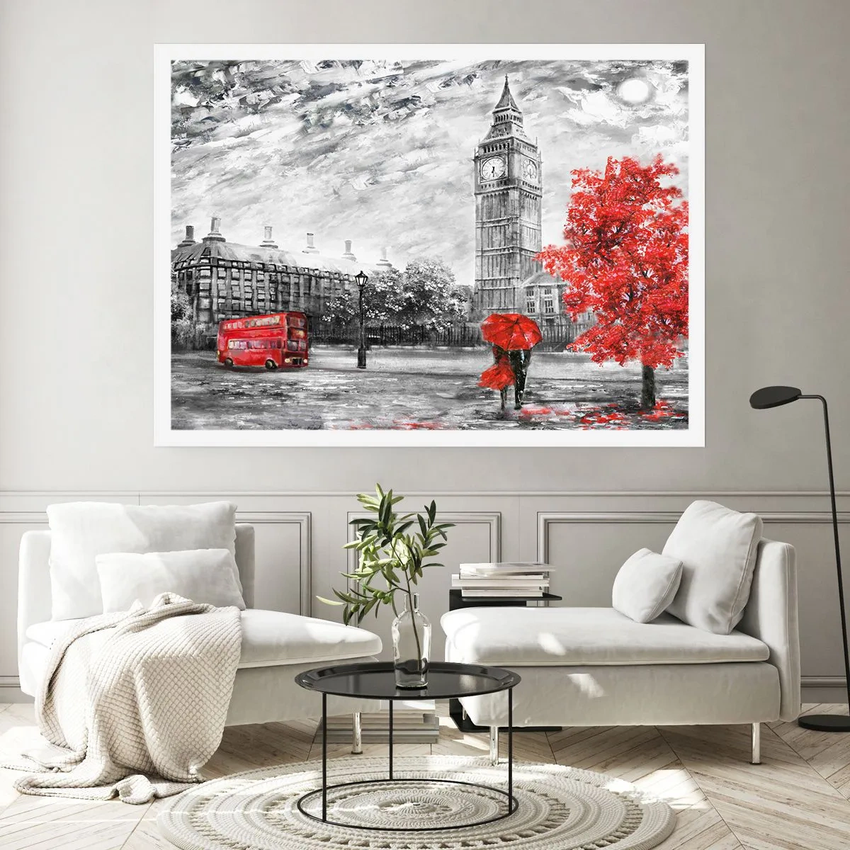 Poster - Een spannende dag - 50x40 cm