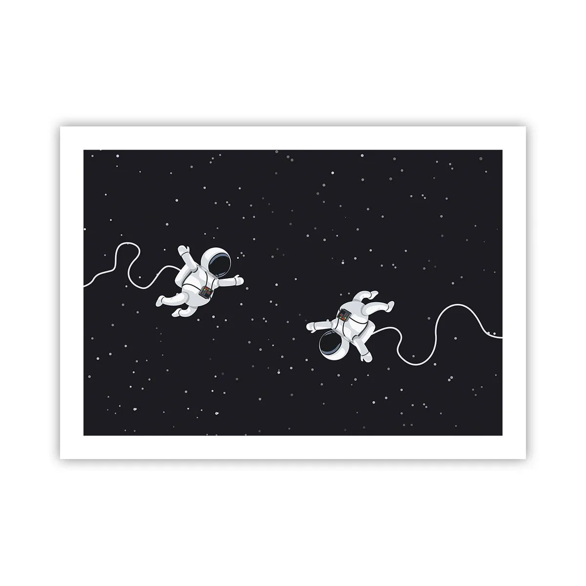 Poster - Kosmische dans - 70x50 cm